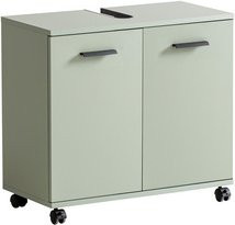 Schildmeyer Waschbeckenunterschrank Palermo in Pistazie Grün, B/H/T: 60 x 63,4 x 32,6 cm - Bild 1