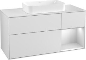 V&B Waschtischunterschrank Finion in Weiß lackiert, Breite: 120 cm, Tiefe: 50,1 cm, Höhe: 50,1 cm - Bild 1
