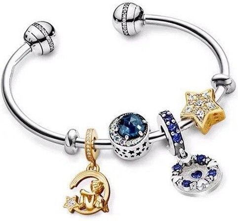 Armband Allbestart, 925 Silber, Kristall, Zirkonia, Damen, 19 cm - Bild 1