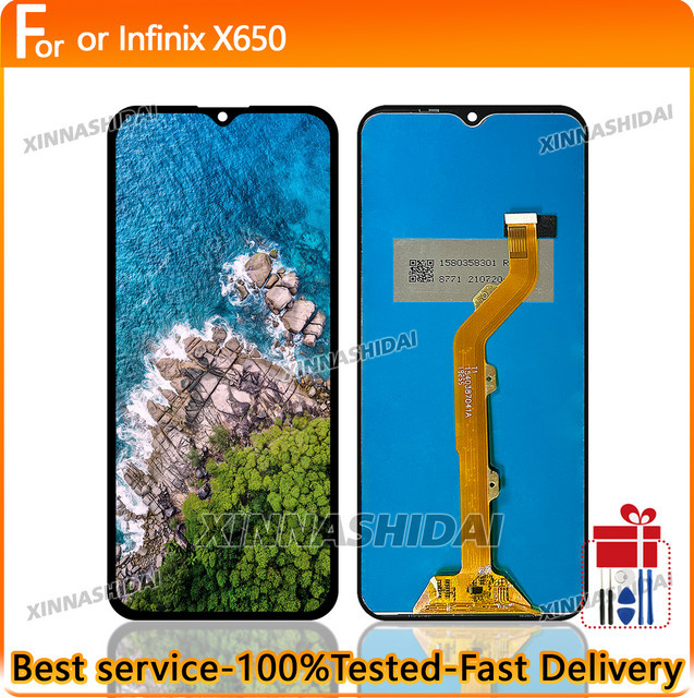 Infinix X650 LCD Display Ersatz mit Touchscreen Digitizer in Schwarz - Bild 1