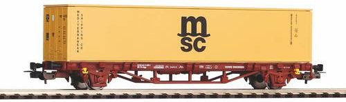 PIKO Containertragwagen DC 40'' Container MSC, 1:87 (Spur H0) - Bild 1