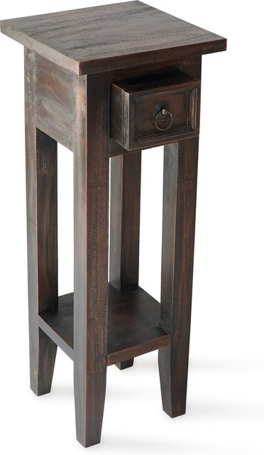 Beistelltisch PADEA von INTERIA Home & Living in Mahagoni, B/T/H: 25 x 25 x 67 cm - Bild 1