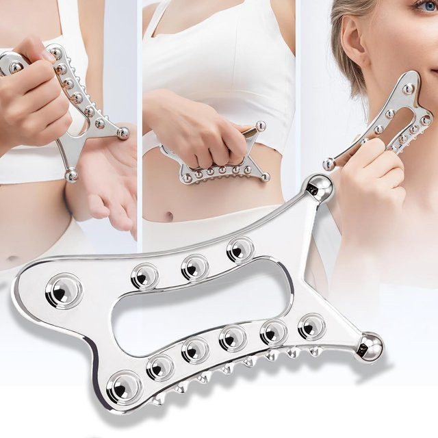 DUTRIEUX Gua Sha Werkzeug Edelstahl, Unisex - Bild 1