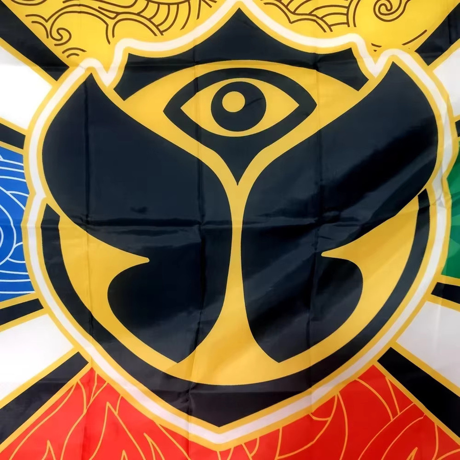 Tomorrowland Flagge Musik-Festival-Banner aus Polyester, Mehrfarbig, B x H: 90 x 150 cm - Bild 4
