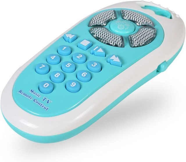Moni Musikspielzeug mit Fernbedienung, Musikfunktion, Lichteffekte, türkis - Bild 1