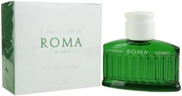 Laura Biagiotti Roma Uomo Green Swing Eau de Toilette, 200 ml, Herren - Bild 1