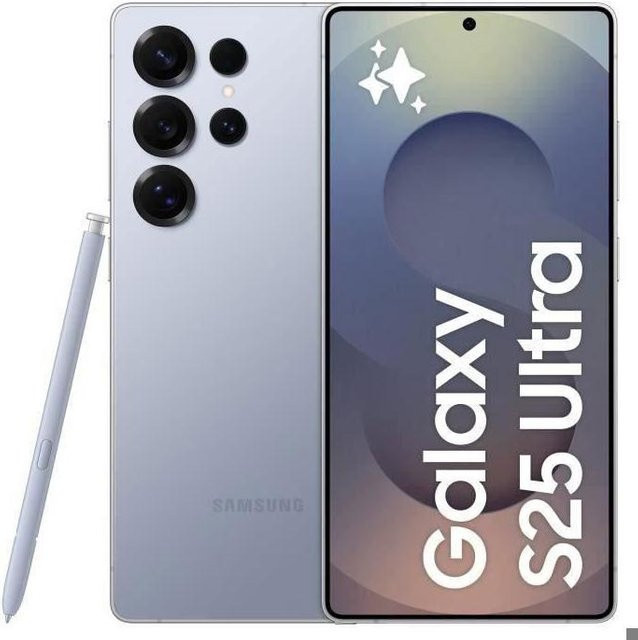 Samsung Galaxy S25 Ultra 5G Smartphone mit 256 GB Speicher in Blau und Silber - Bild 1