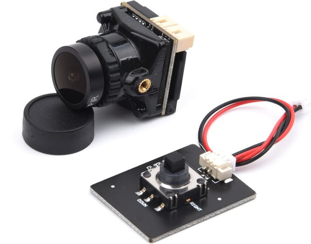 Readytosky Mini FPV-Kamera mit 5MP 1800TVL HDR-Sensor, 2,1mm Linse, 1/3 Zoll, Schwarz, NTSC & PAL umschaltbar für Drohnen DIY-Teile - Bild 1