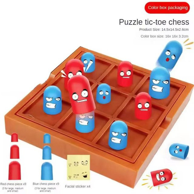 Linyi toy Tic Tac Toe Puzzle, hellgrün, ab 3 Jahren - Bild 1