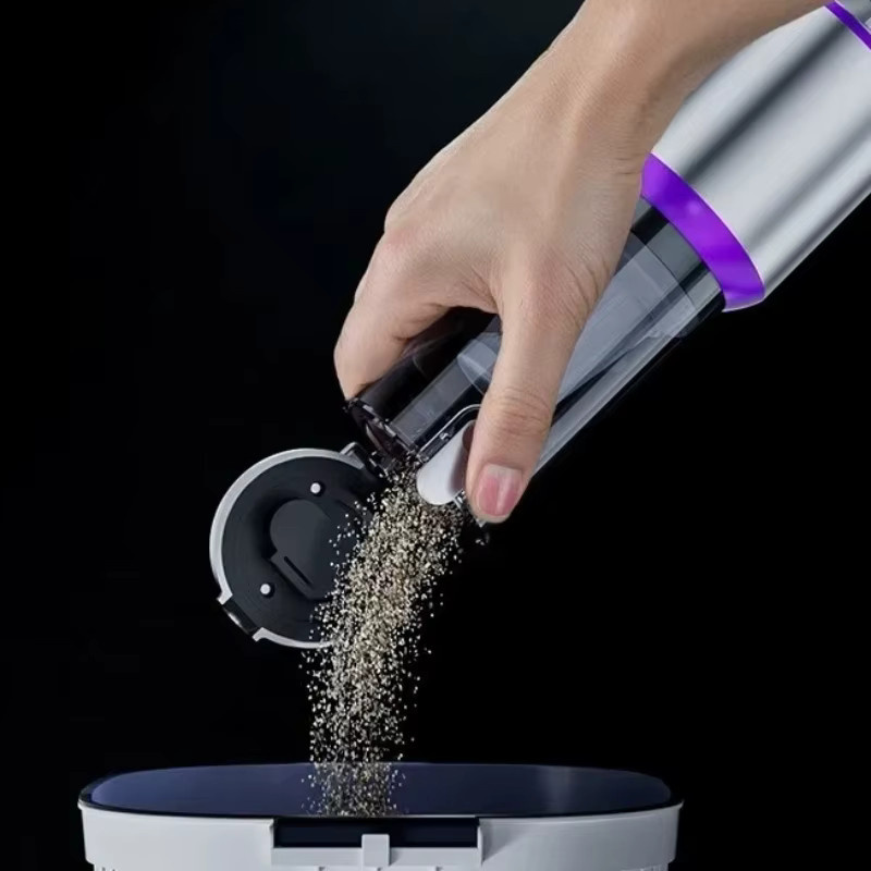 SUITU Kabelloser Mini Auto-Staubsauger mit LED-Lampe und Gebläse-Funktion, Leistungsstarker Handstaubsauger für das Auto - Bild 4