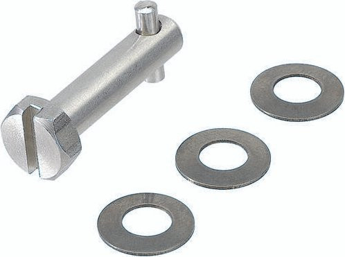 HARTING Bajonett-Schraube 09400009931 aus Edelstahl in Silber - Bild 1