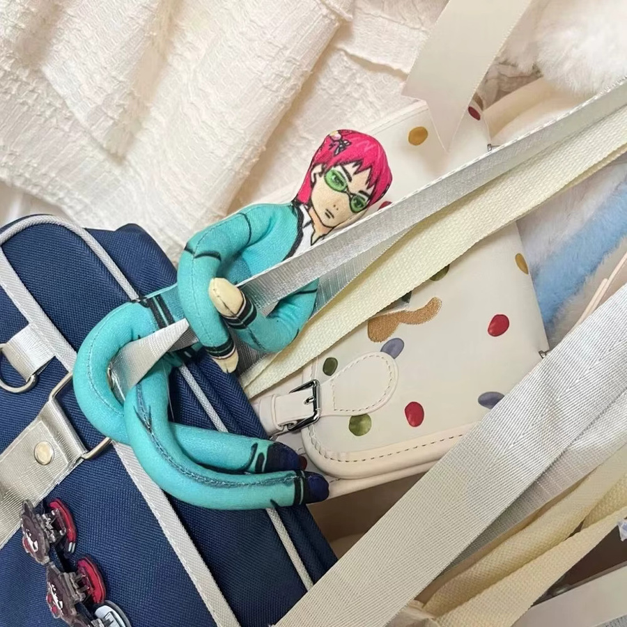 BOOCRE Saiki K Saiki Kusuo Cosplay Puppe, Twistable Form, Einzelfigur - Bild 4