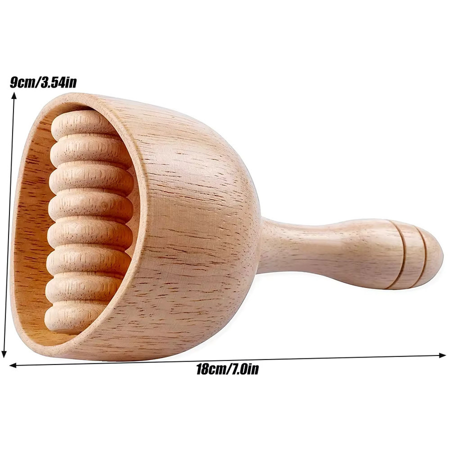 Holztherapie Massagebecher mit Walze - Bild 2