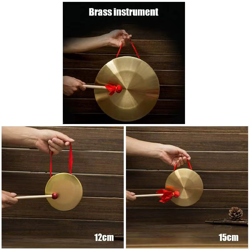 Causeway Volksmusikinstrument Gong mit Holzstab, Spielzeug - Bild 3