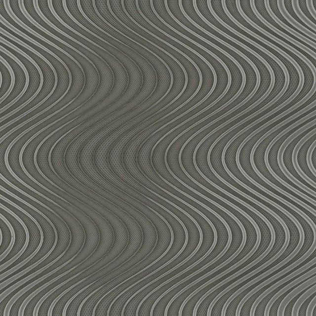Marburg Vliestapete Welle Ikat in Grau-Pearl, abstraktes Design, Breite: 0,70 m, Länge: 10,05 m - Bild 1