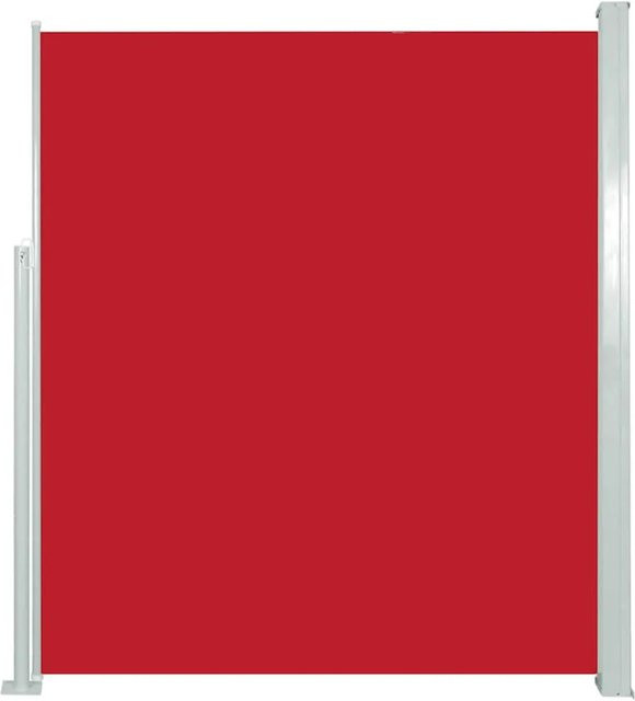 Furnicato Ausziehbare Seitenmarke aus Polyester in Rot, B/H: 500 x 140 cm - Bild 1