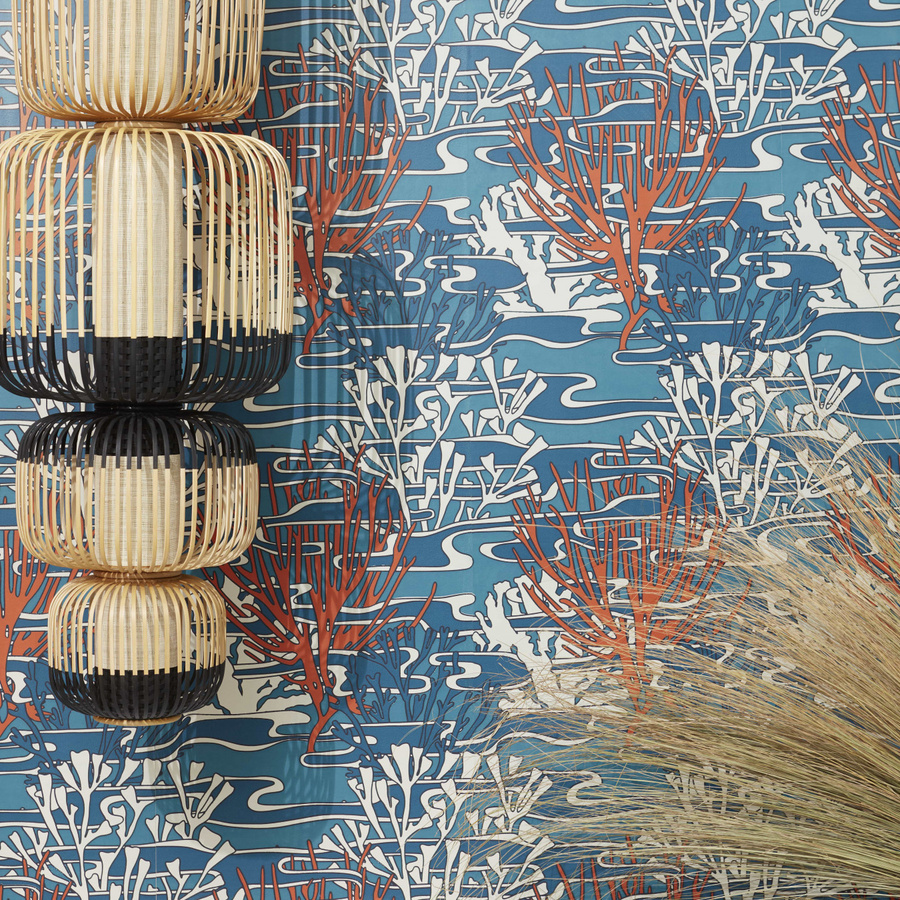 Nobilis Wallpaper Coringa COS253 in Blau - Bild 1