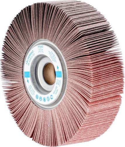 PFERD Lamellenschleifrad FR Durchmesser: 165 mm, Bohrung: 25,4 mm, Körnung: A120, Farbe: Braun - Bild 1