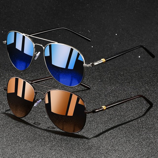 WSZ Sonnenbrille, oval, Vollrand, Metall, Unisex - Bild 1