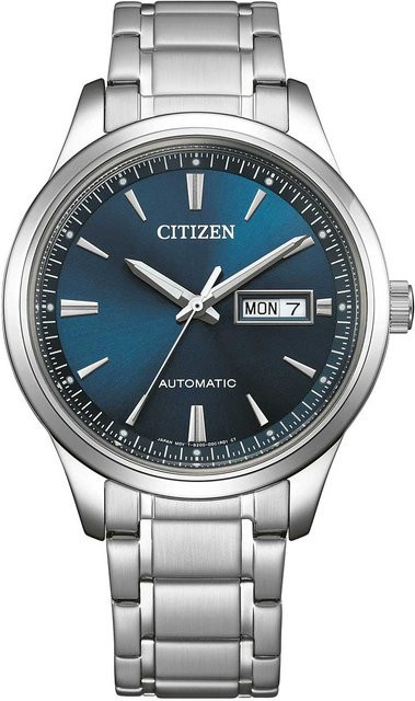 Citizen Armbanduhr Automatik, Edelstahl, Blau, 40 mm, Herren - Bild 1