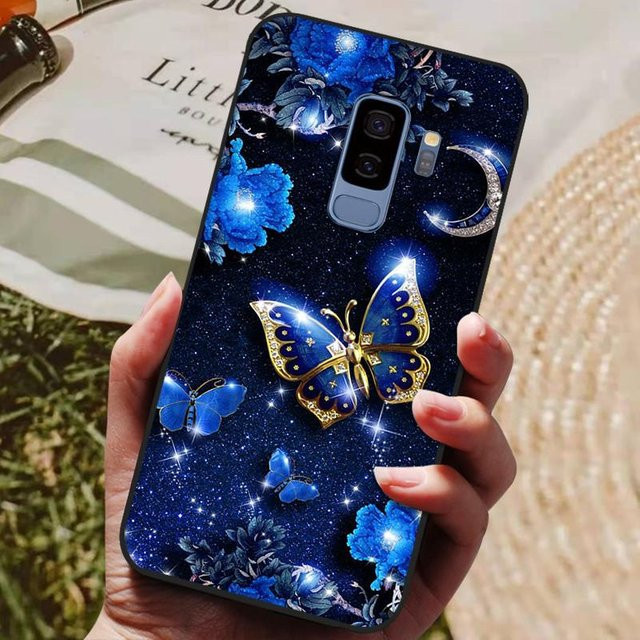 Silikon Handyhülle für Samsung Galaxy S9 und S9 Plus in Schwarz oder Blau - Bild 1