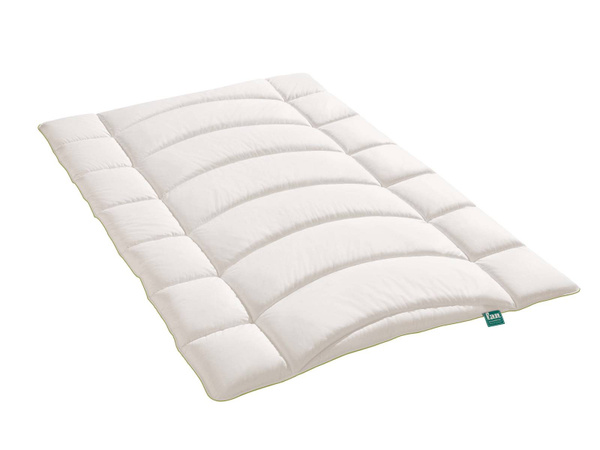 Steppbett Tegernsee Box-Decke aus Baumwolle in Weiß, B/L: 155 x 220 cm, Made in Green und Oeko-Tex Standard 100