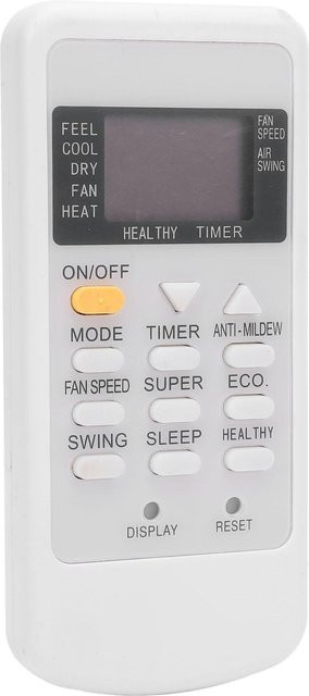 DIYelecs Klimaanlagen-Fernbedienung Ersatz AC-Controller GYKQ-27 aus ABS in Weiß - Bild 1