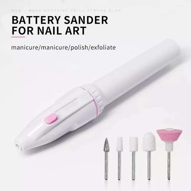 LINMANDA Elektrisches Nagelpflegeset, Nagelfeile in Stiftform, Unisex - Bild 1