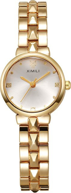 TVK Armbanduhr, Quarz, Edelstahl, Diamantbesetzt, Damen, Weiß - Bild 1