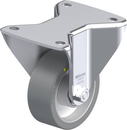 Blickle Bockrolle BH-ALTH 100K-3-AS in Silber/Grau mit 100mm Rad-Durchmesser und 350kg Tragfähigkeit - Bild 1