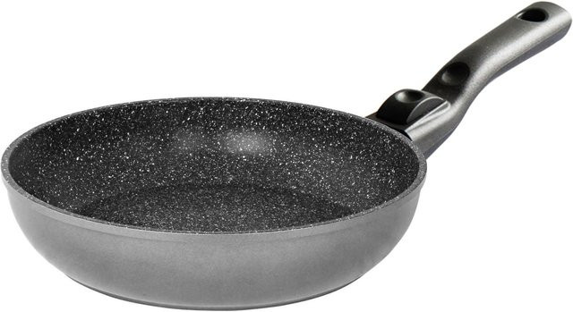 Stoneline Flex Schmorpfanne mit abnehmbarem Griff, Grau, Durchmesser: 24 cm, Antihaftbeschichtung mit Steinpartikeln, Induktion - Bild 1
