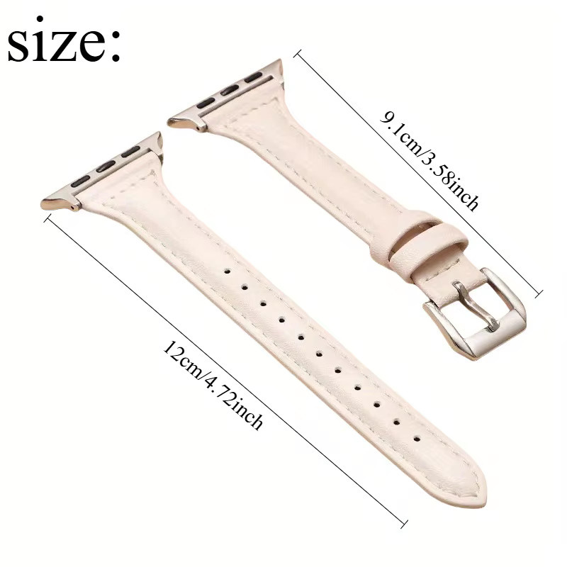 Lederarmband für Apple Watch, Leder, Unisex - Bild 2