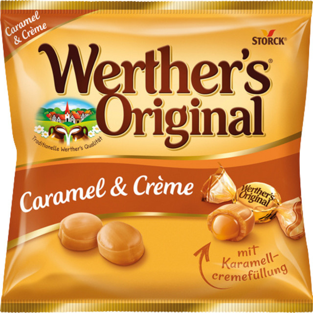 Storck Werther's Original Caramel & Crème Sahnebonbons 225 g - Bild 1