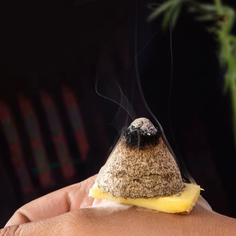 FODRK Moxibustion Turm aus Holz, Wermut Moxa, TCM Therapie - Bild 5