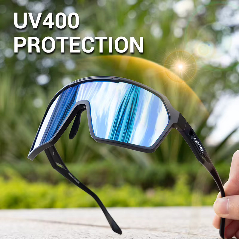 Kapvoe Sportsonnenbrille, Unisex, Vollrand, Wrap - Bild 4