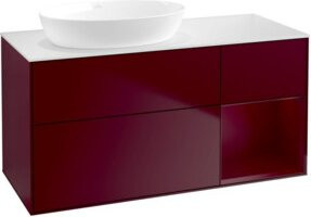 V&B Waschtischunterschrank Finion in Weiß, lackiert, Breite: 120 cm, Tiefe: 50,1 cm, Höhe: 50,1 cm - Bild 1