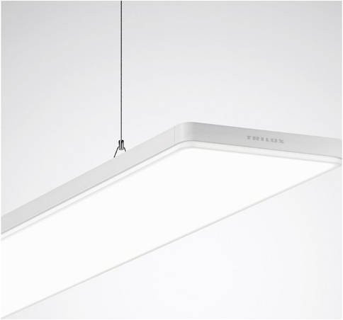 Trilux Lunexo H1 C LED-Hängeleuchte in Weiß mit Bewegungssensor und CCT-Funktion - Bild 1