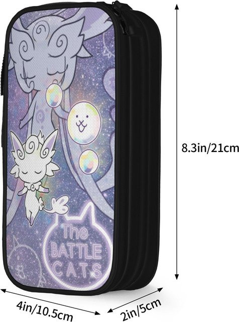 Fancy Style Studio Battle Cats Rangers Federtasche mit großem Fassungsvermögen, doppellagig, mehrfarbig - Bild 1