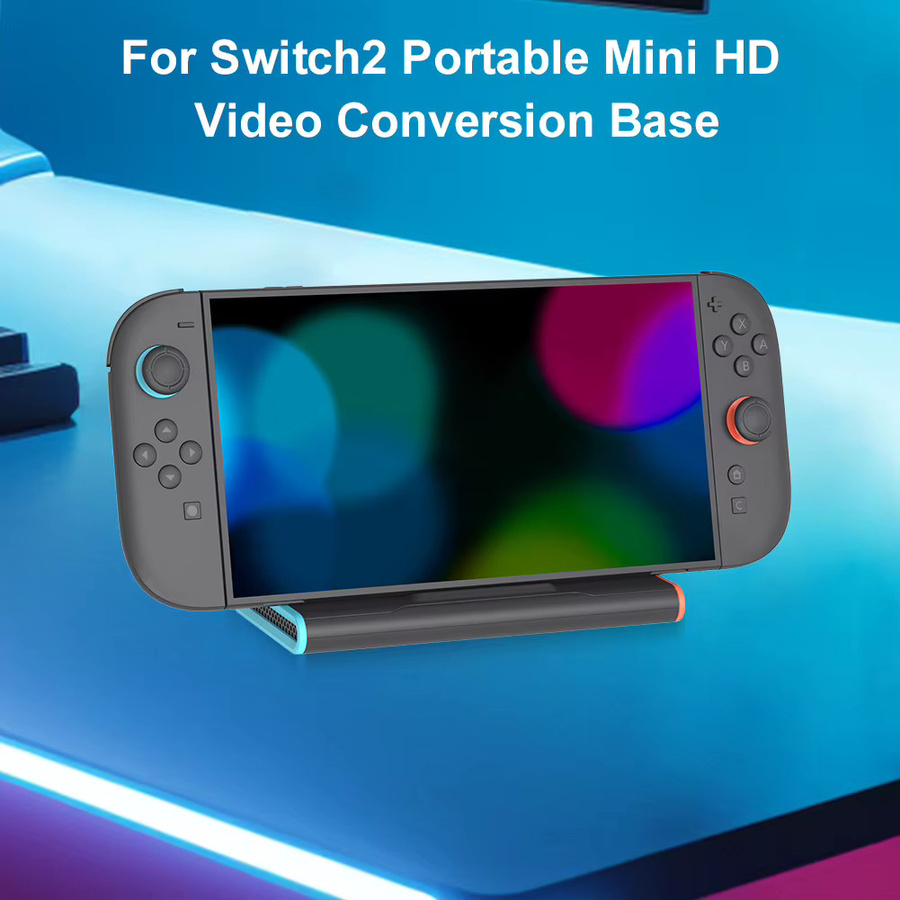 jaysuing TV Docking Station für Switch 2 in Schwarz mit USB-C und HDMI Anschluss - Bild 3