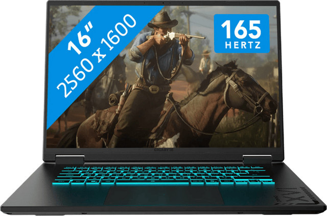 Gigabyte Gaming A16 CWHI3DEC94SH Gaming-Notebook mit 16 Zoll Display, Intel Core i7, 16GB RAM, 1TB SSD und RTX 5070 in Grau und Schwarz - Bild 1