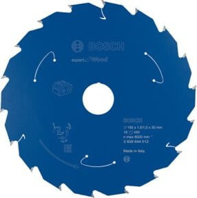 Bosch Expert for Wood Kreissägeblatt für Akkusägen, 190 x 1,5/1 x 30 mm, 18 Zähne - Bild 1