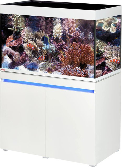 Eheim Aquarium-Kombination Incpiria Marine 330 in Alpin mit Weißglas - Bild 1
