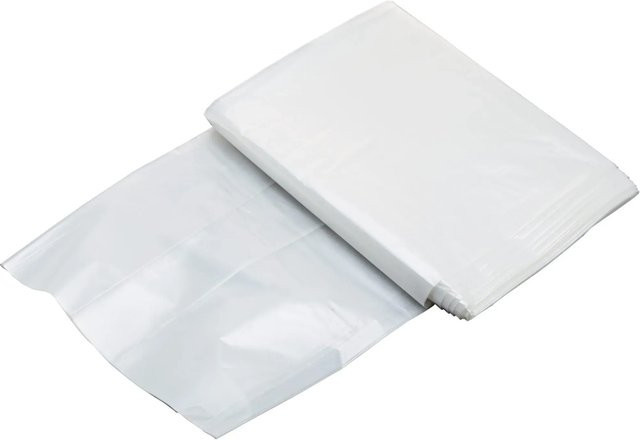 LUX-TOOLS Abdeckplane transparent aus PE-Folie, Breite: 4 m, Länge: 12,5 m - Bild 1