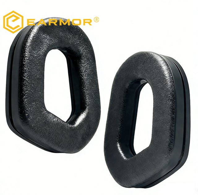 OPSMEN S03 Silikon-Gel-Ohrpolster in Schwarz für Earmor M31, M32, M31H und M32H Kopfhörer - Bild 1