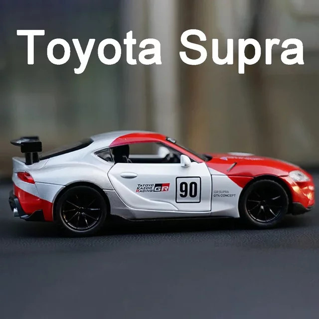 MAKEDA Toyota GR Supra Pandem Track Version, Spielzeugautomodelle, 1:32, mit Licht - Bild 1