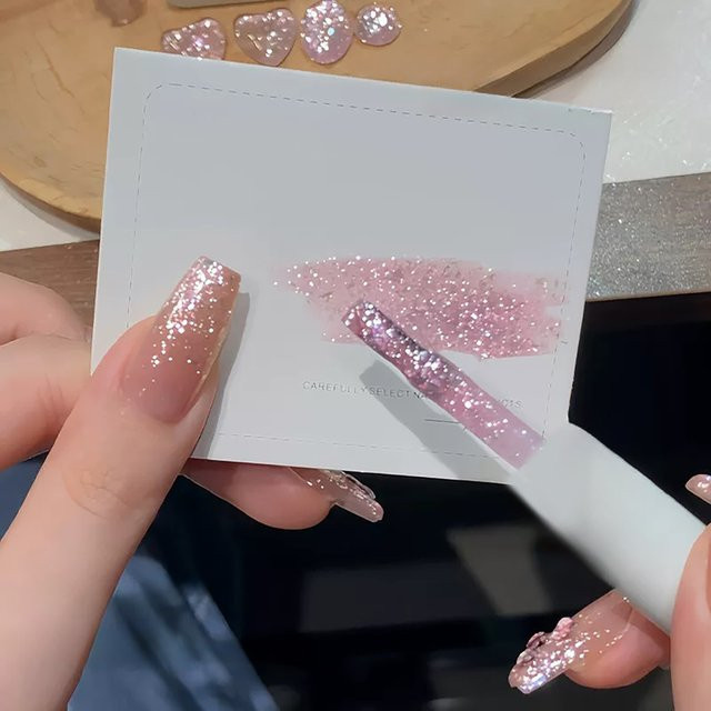 SHAKA Gel Nagellack, Pink, Schimmernd - Bild 1