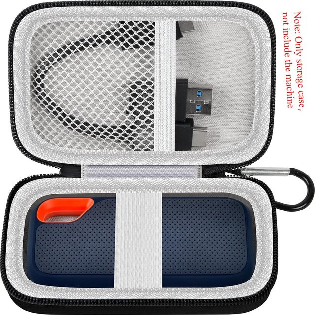 SanDisk Aufbewahrungstasche für Extreme Portable SSD in Schwarz - Bild 1