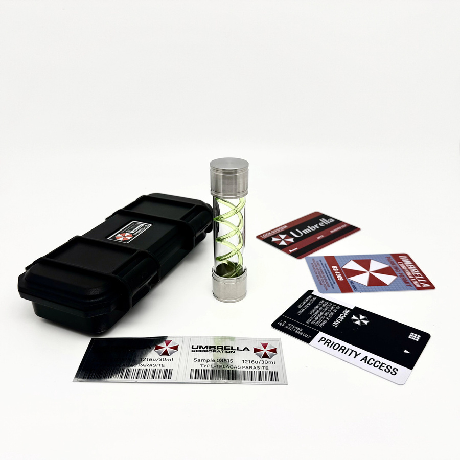 Bandai Resident Evil T-Virus-Probenflaschenmodellspielzeug, Rot, Bunt / Mehrfarbig - Bild 3