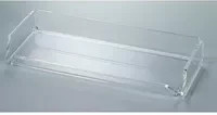 MAUL Stiftschale aus Acryl in Transparent, B/T/H: 10,0 x 3,0 x 3,0 cm - Bild 1