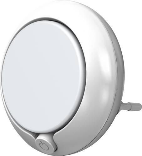 Osram LED-Nachtlicht Lunetta Round in Weiß mit Dämmerungssensor, Warmweiß, Durchmesser: 7,1 cm - Bild 1